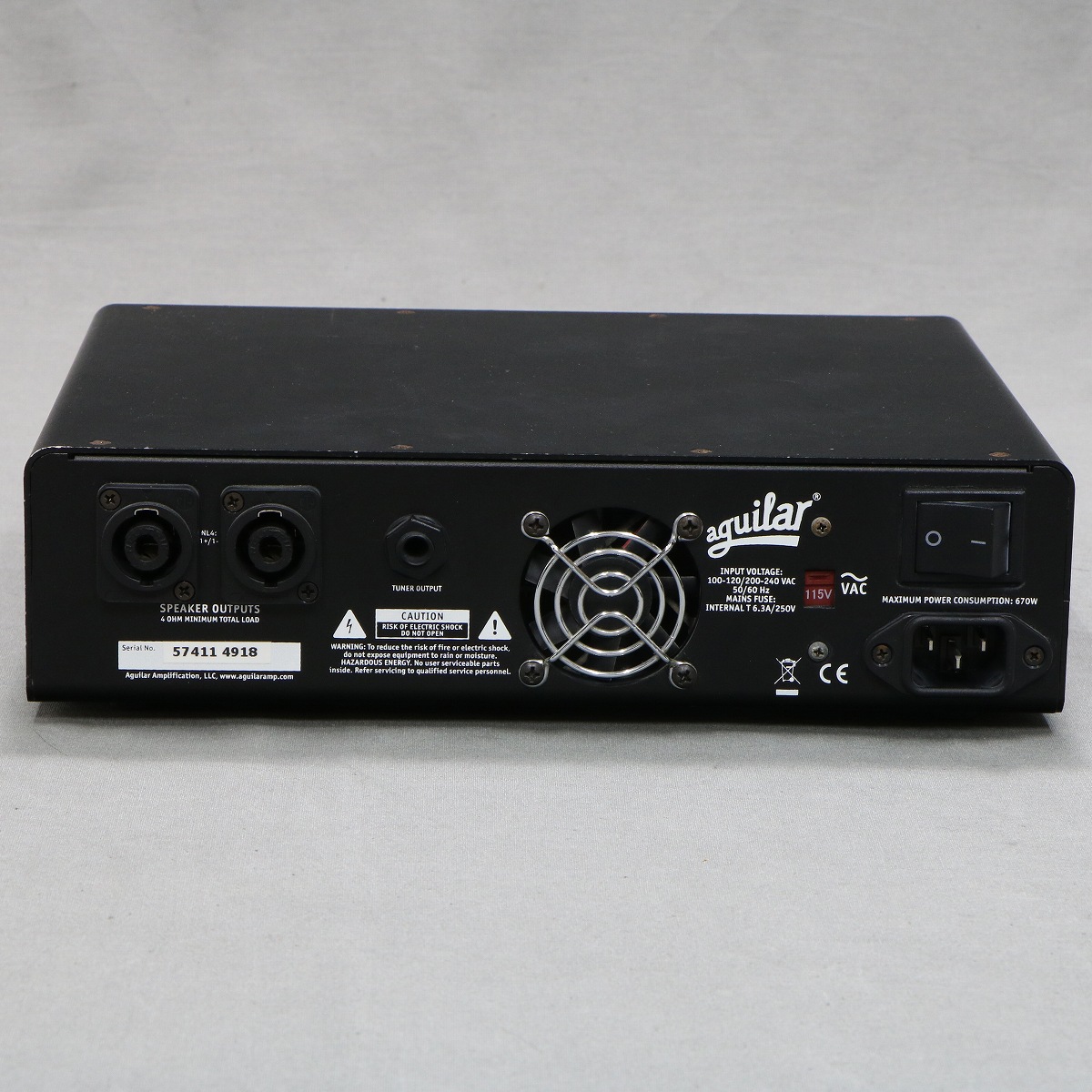 Aguilar Tone Hammer 500 ベース用アンプヘッド Aguilar / Tone Hammer 500 アギュラー ベースアンプ ヘッド