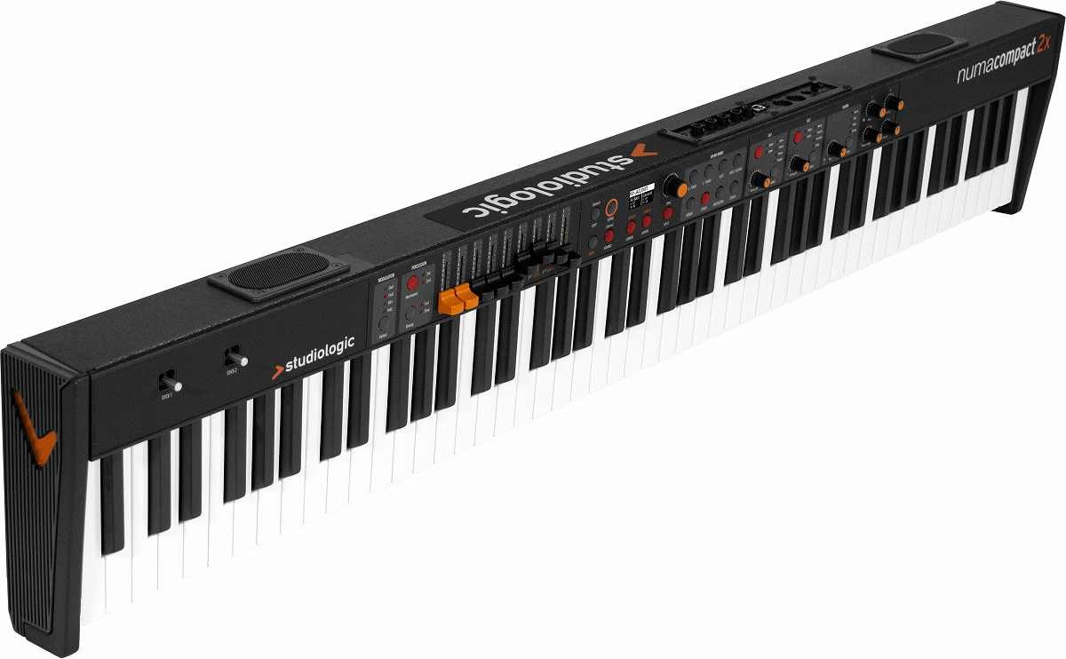 Numa compact 2x  本体&ケース&3本ペダルセット Amazon | studiologic Numa Compact 2 純正ケース&ダンパー