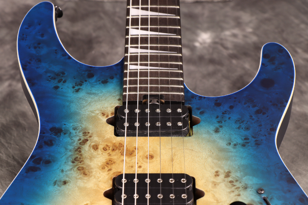 Jackson 日本製 blue Jackson / MJ Series Dinky DKRP Transparent Blue Burst