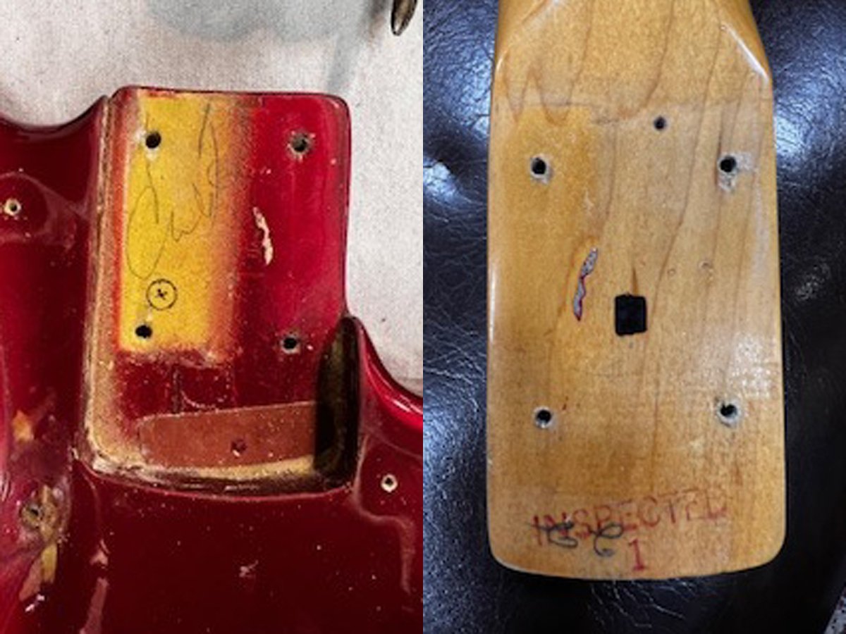 Vintage】FENDER / 1966 JAZZBASS CANDY APPLE RED W/Matching