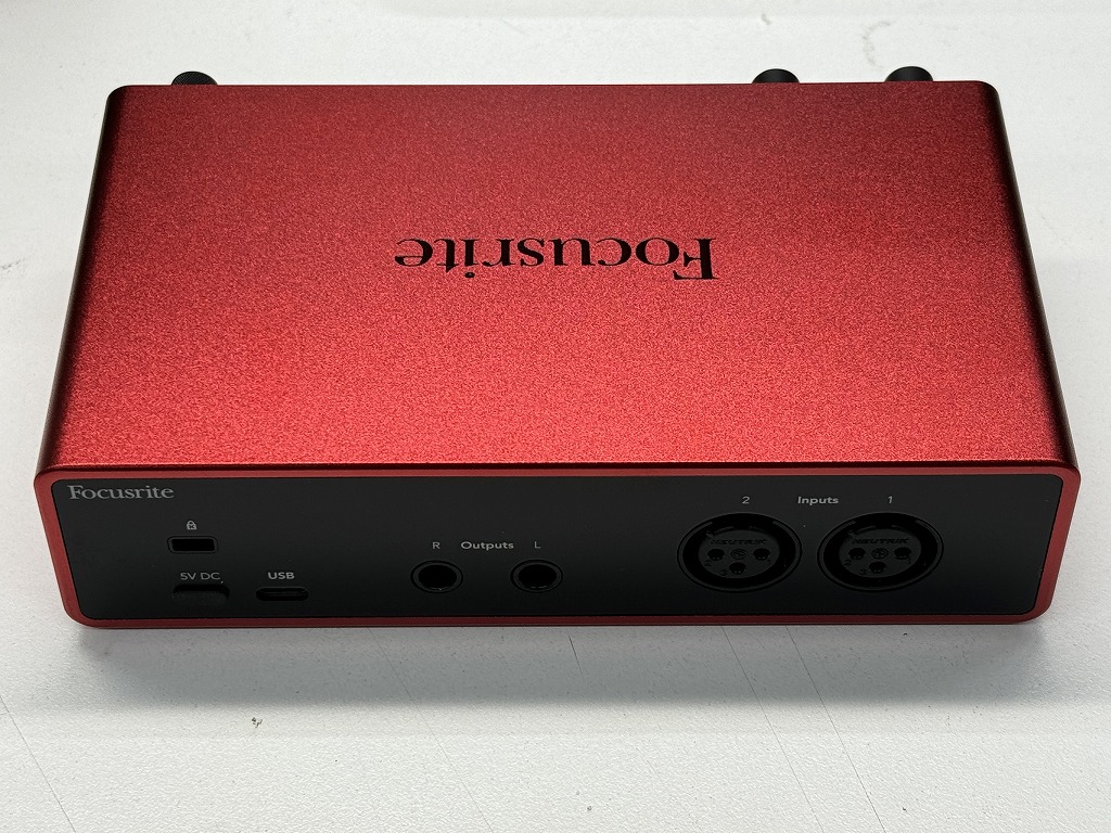 Focusrite フォーカスライト / Scarlett 2i2 gen4 2In/2Out USB