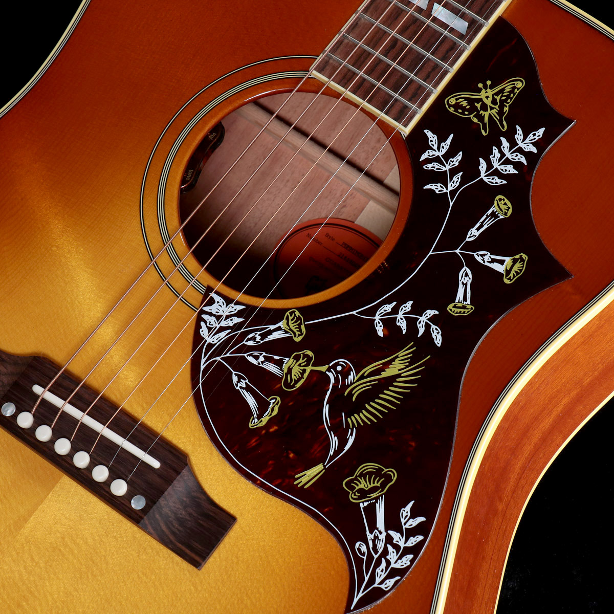Humming Bird Type　エレアコギター 楽天市場】Epiphone Hummingbird Studio Faded Cherry