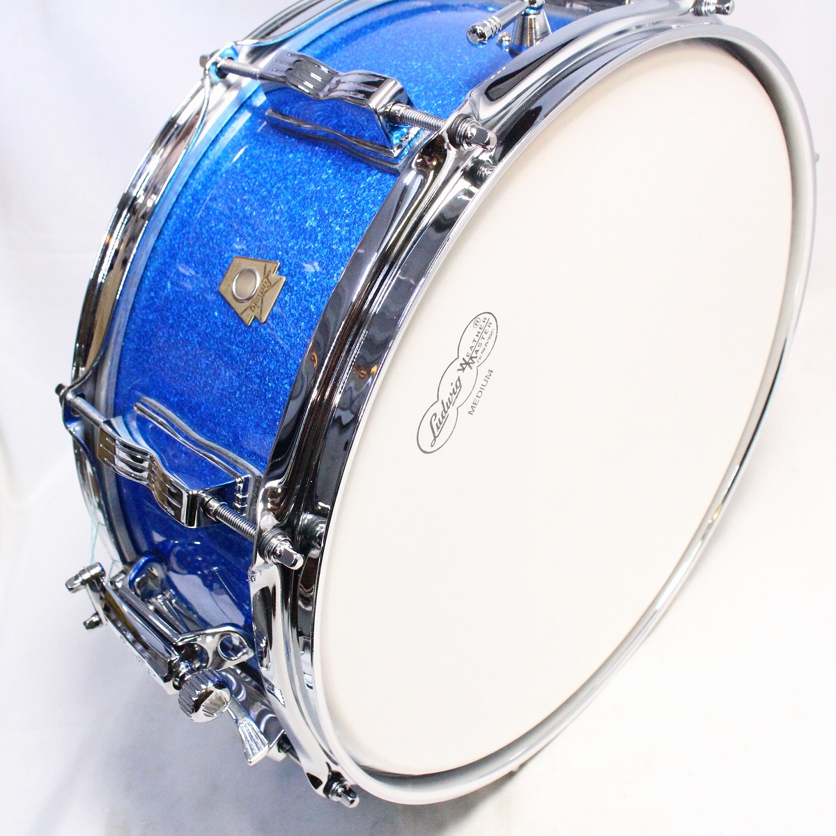 スネアドラム 先日新しく仲間入りした、negi drumsのアクリル製の8inchの