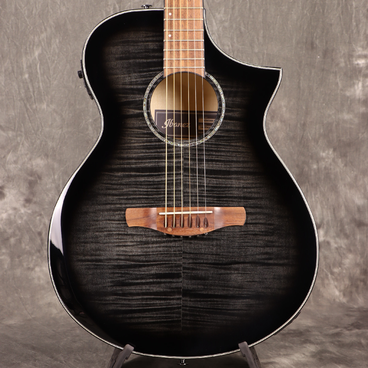 Ibanez / AEWC400-TKS (Transparent Black Sunburst) [傷有B級