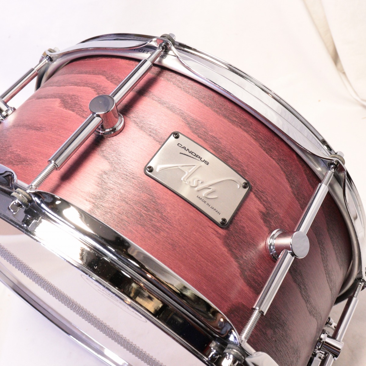 CANOPUS / AH-1465 ASH Snare Drum 14x6.5 Smoky Violet Oil CANOPUS / AH-1465 ASH Snare Drum 14x6.5 Smoky Violet Oil