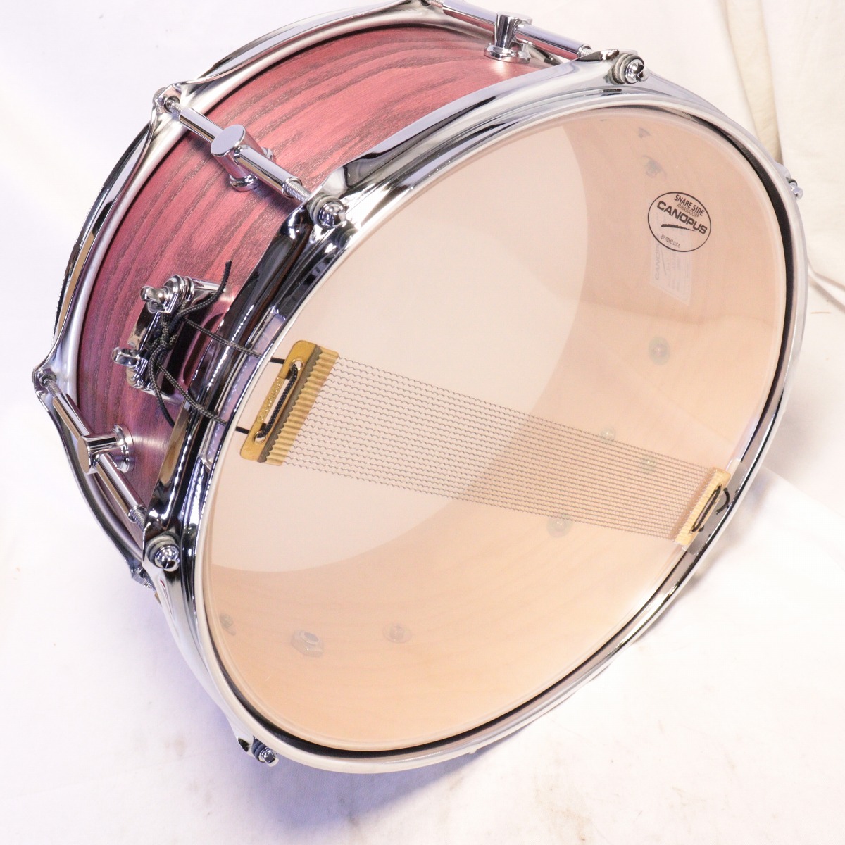 CANOPUS / AH-1465 ASH Snare Drum 14x6.5 Smoky Violet Oil CANOPUS / AH-1465 ASH Snare Drum 14x6.5 Smoky Violet Oil