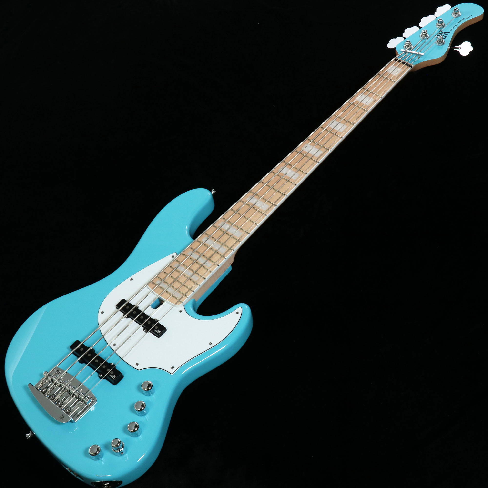 Mayones / Jabba Custom EP 5st 5弦ベース　青 Mayones Jabba Custom EP 5 Bass Transparent Natural Fade Blue