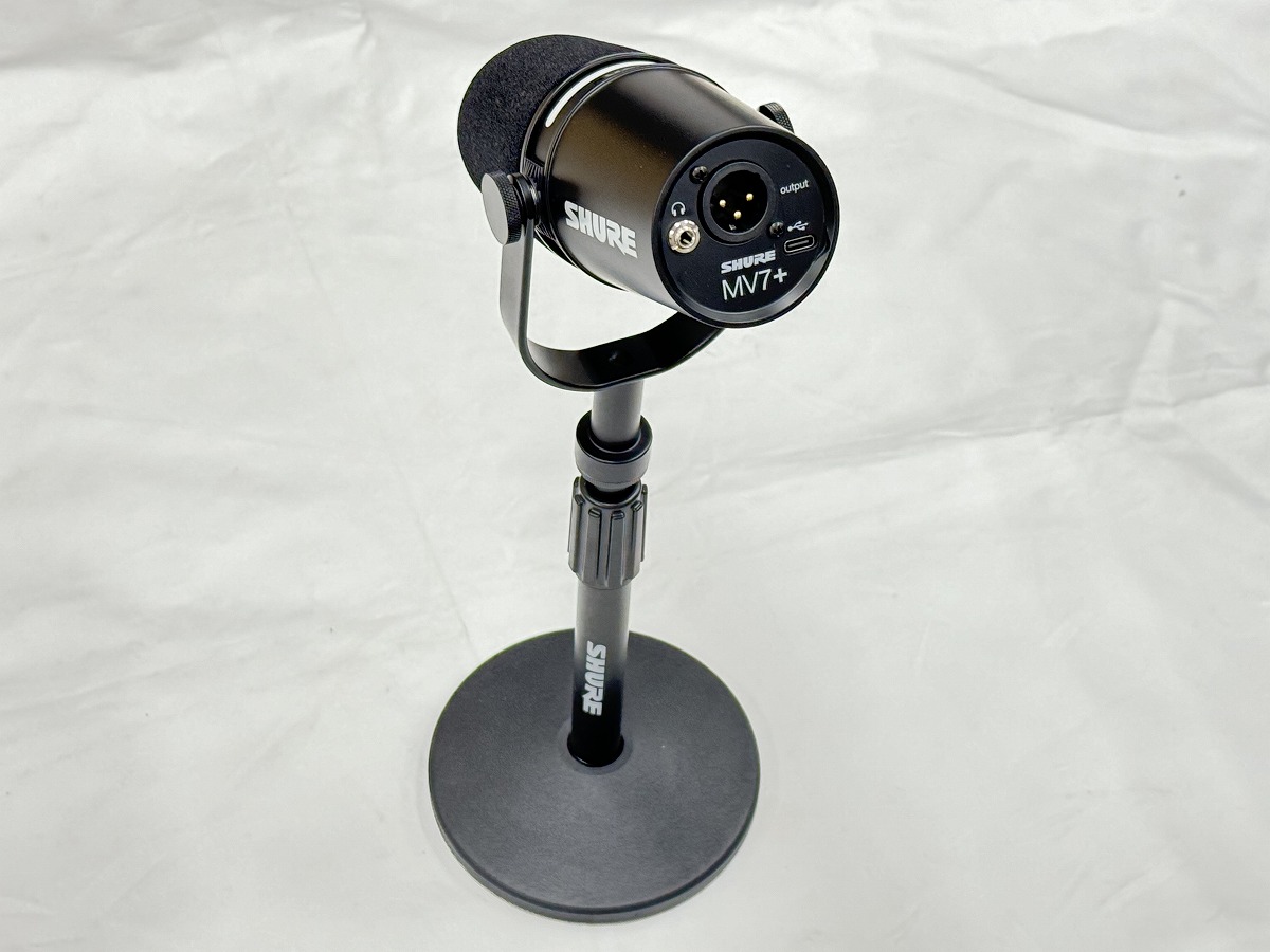 シュア MV7+-K-BNDL-J マイク ポッドキャストキットデスクスタンド付 Amazon.co.jp: SHURE シュア MV7+ ポッドキャストキット MV7+-K