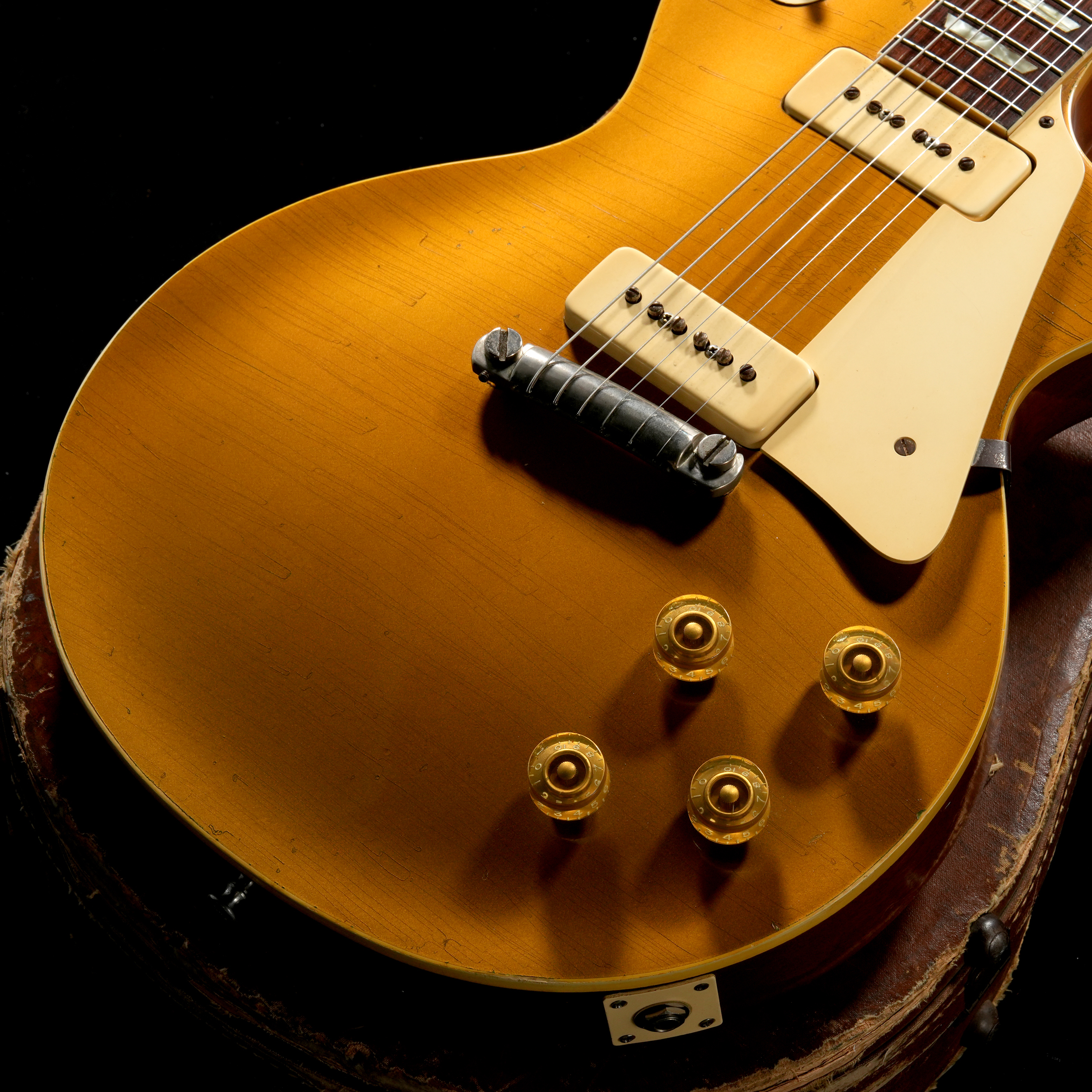 Vintage】Gibson / 1953 Les Paul Standard Gold Top 【高解像度