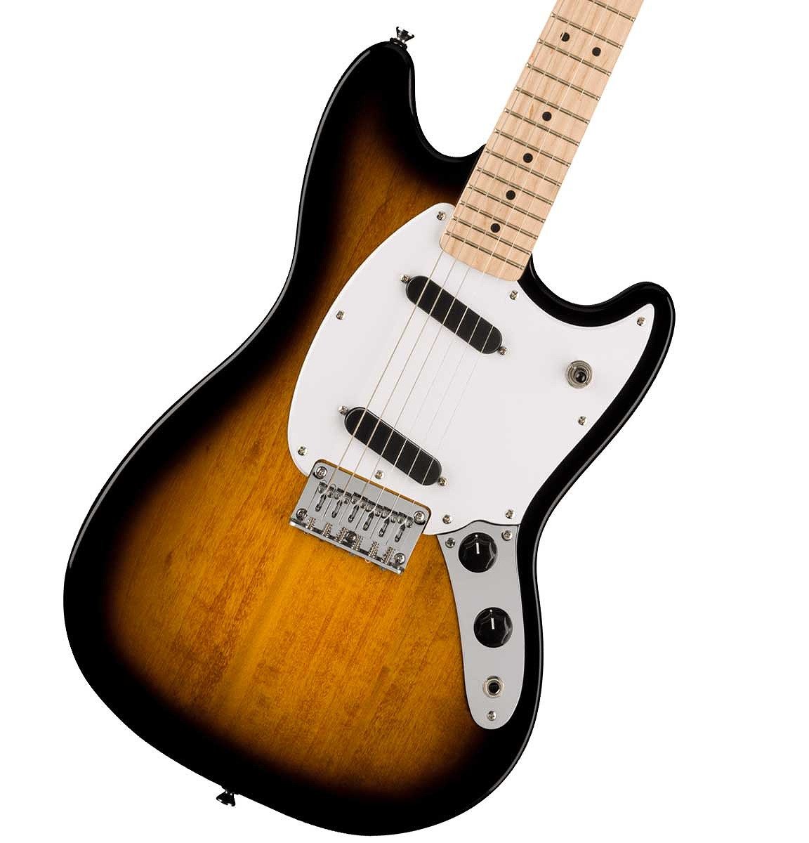 Squier by Fender / Sonic Mustang Maple Fingerboard White