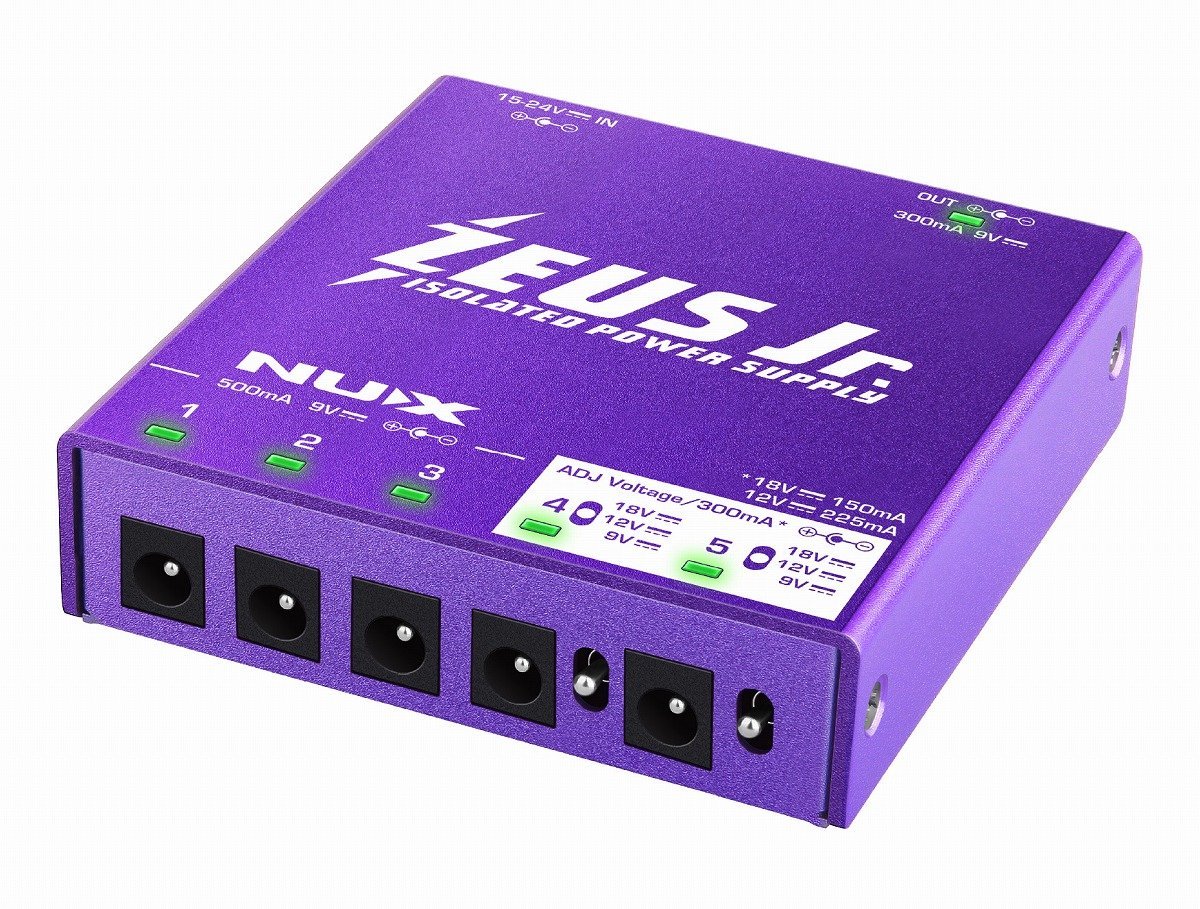 NUX / ZEUS Jr. フルアイソレーテッド パワーサプライ 《数量