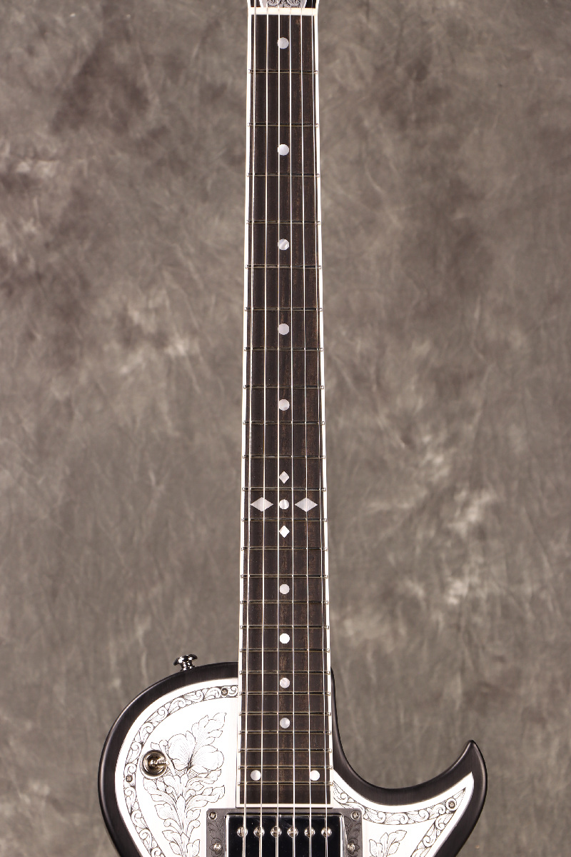 Zemaitis / Metal Front MFG-AC-24 Aces & Eights Black