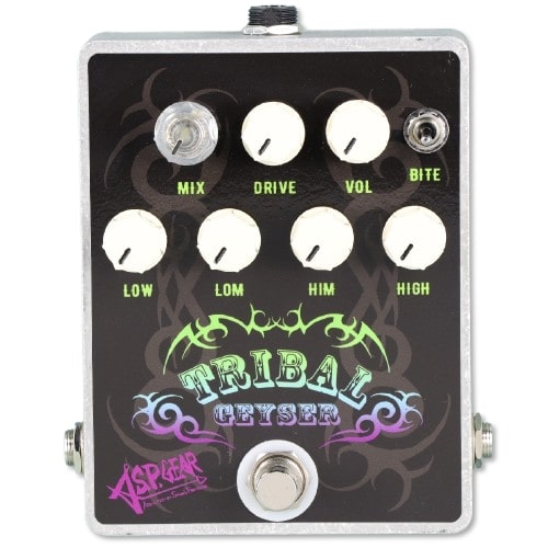 AspgearTRIBAL GEYSER ベースエフェクター A.S.P.GEAR TRIBAL GEYSER BLACK EDITION ｜イケベ楽器店