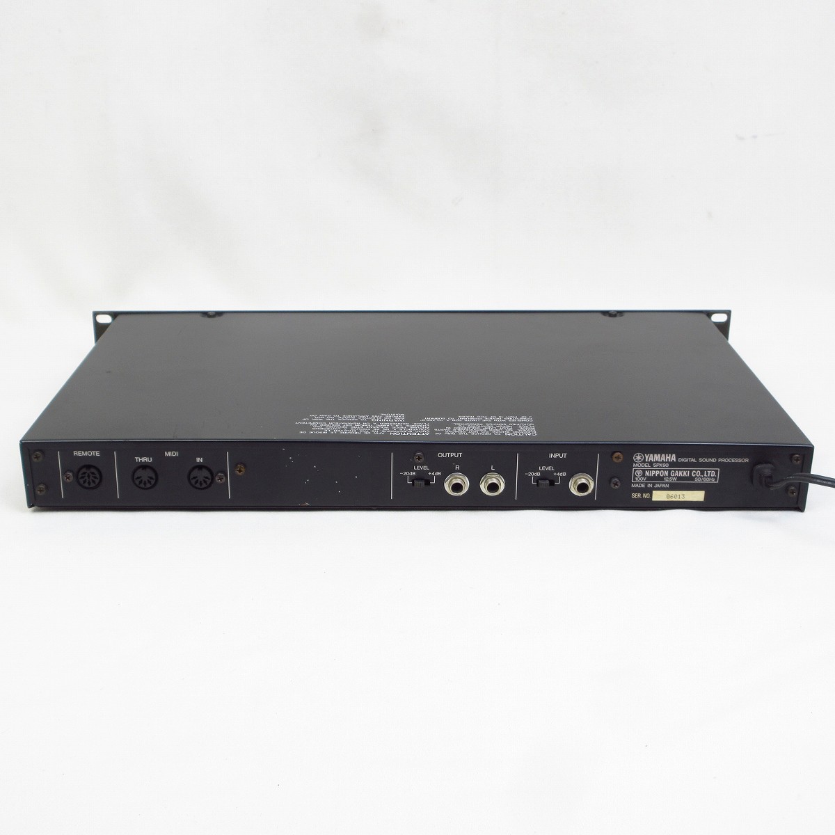 YAMAHA SPX-90  デジタルサウンドプロセッサー YAMAHA SPX90 デジタルサウンドプロセッサー マルチエフェクター