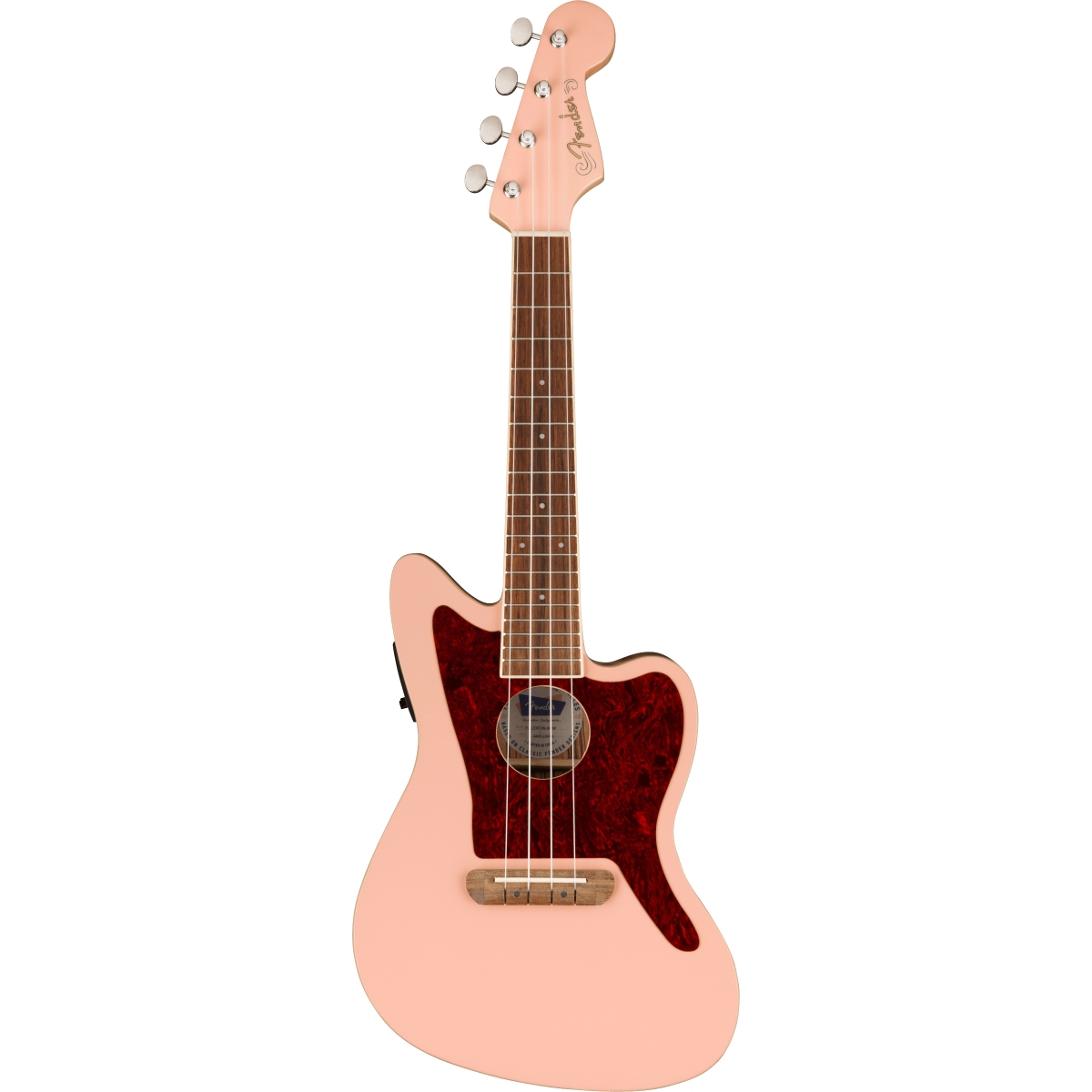 美品ケース付きフェンダーFenderジャズマスター型エレキウクレレ Fender Fullerton Jazzmaster Uke ウクレレ 初心者セット