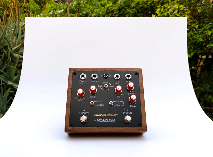 VONGON ultrasheer ステレオリバーブ／ビブラート VONGON / ULTRASHEER stereo pitch vibrato and reverb effect