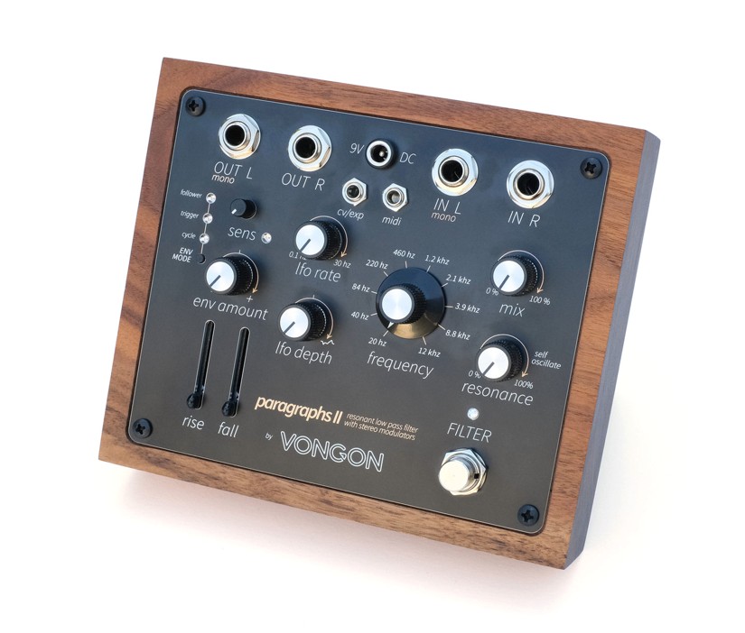 VONGON / PARAGRAPHS II resonant low pass filter with stereo