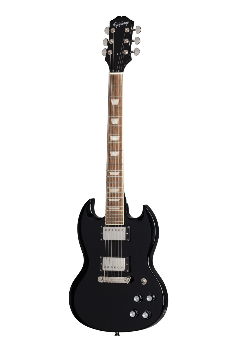 Epiphone エレキギター ブラック Epiphone Goth '58 Explorer PB(ピッチブラック) エレキギター