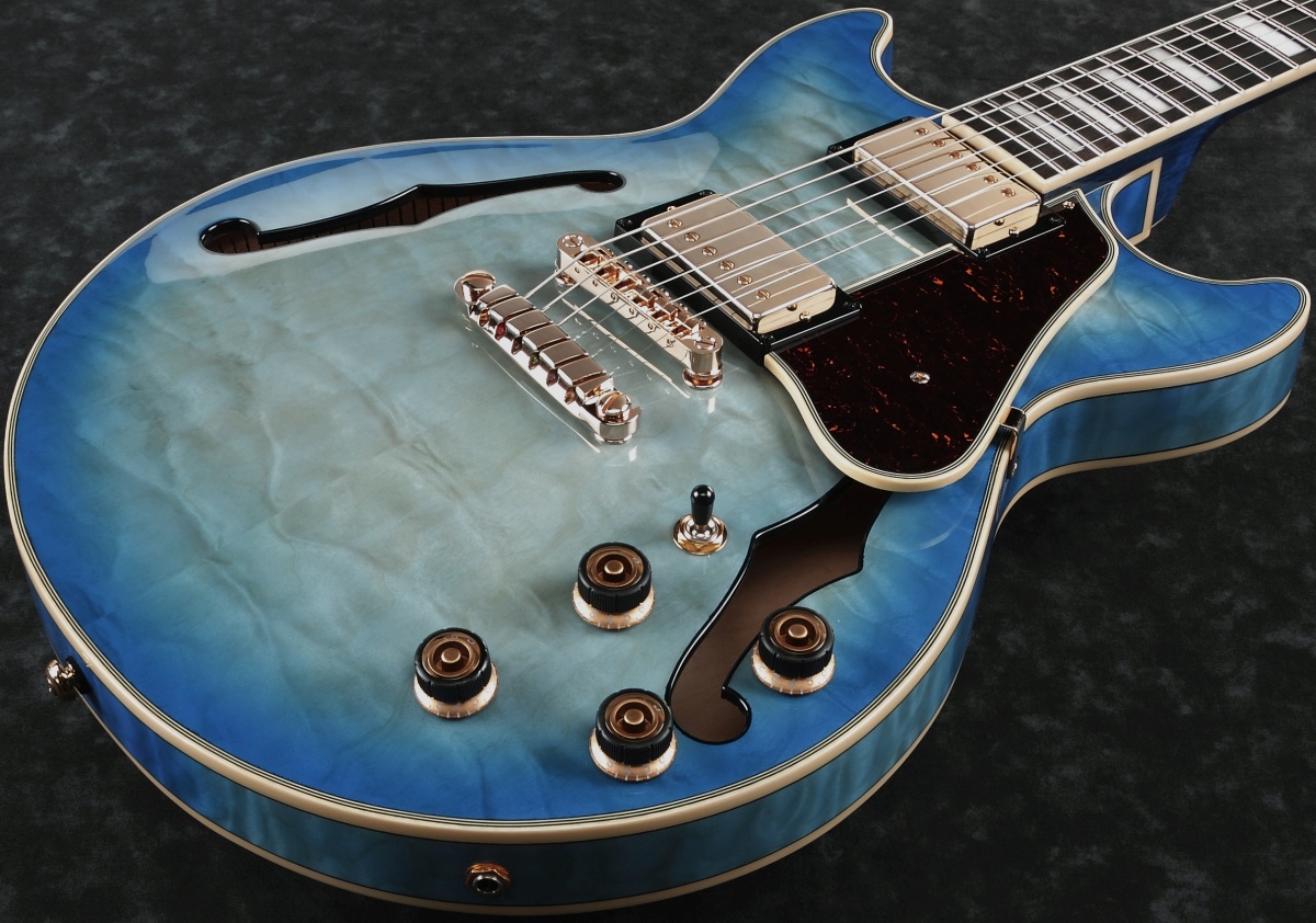 【値下げ】Ibanez セミアコ　AM93QM-JBB AM93QM -Jet Blue Burst- | 【クロサワ楽器店オンラインショップ
