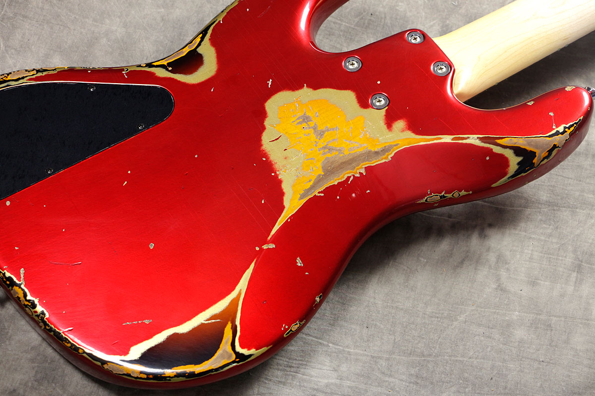 ベース xotic xj-1t 5st Candy Apple Red Xotic XTC-1 Namm 2020 Spalted Maple Electric Guitar | Vision