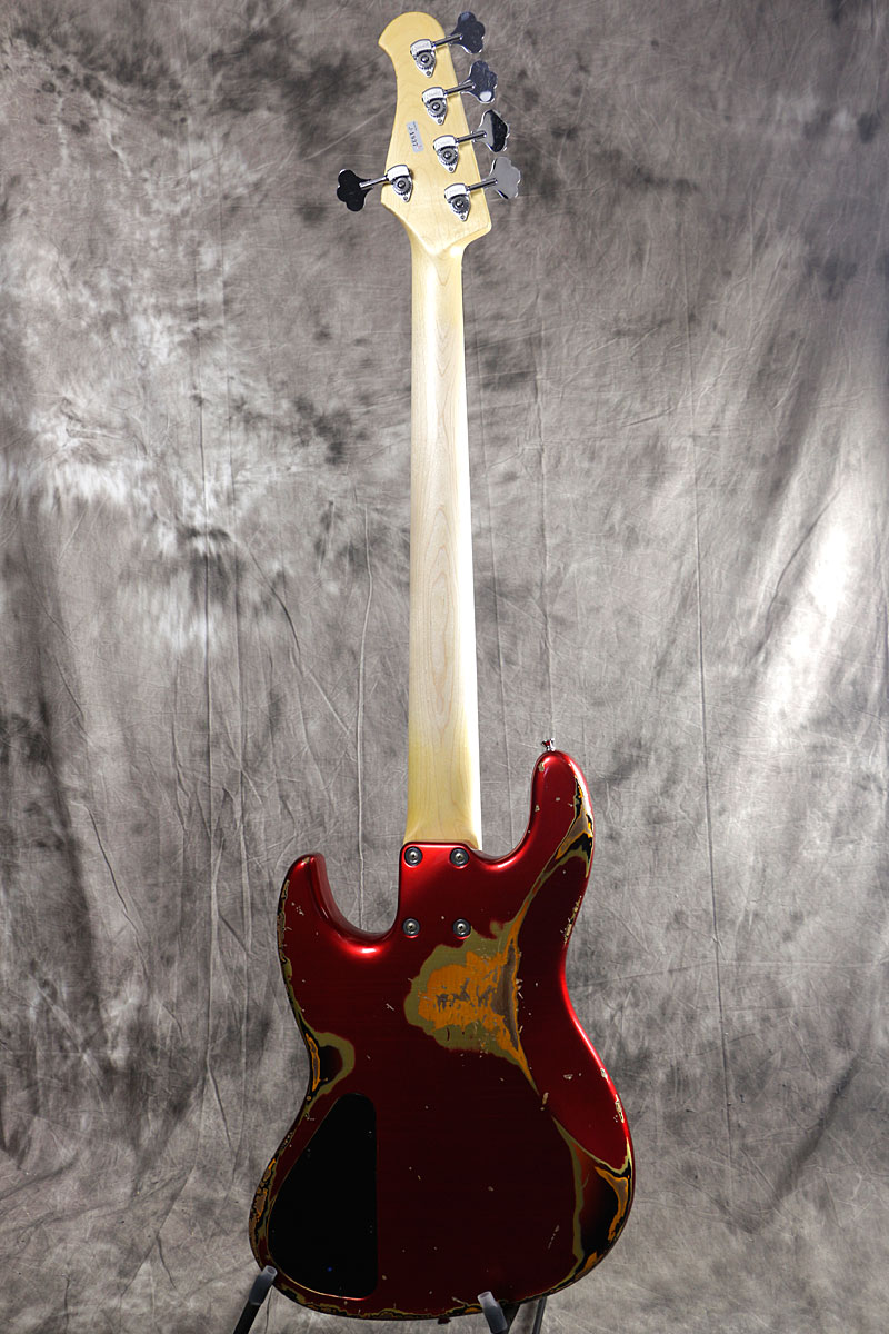 Xotic / XJ-1T 5-string Heavy Relic Dark Candy Apple Red Over Xotic / XJ-1T 5-string Heavy Relic Dark Candy Apple Red Over