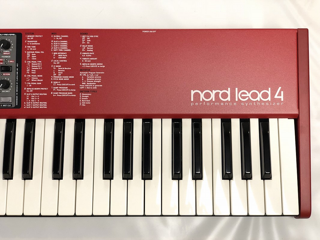 Clavia / nordlead4アナログモデリングシンセサイザー 【箱