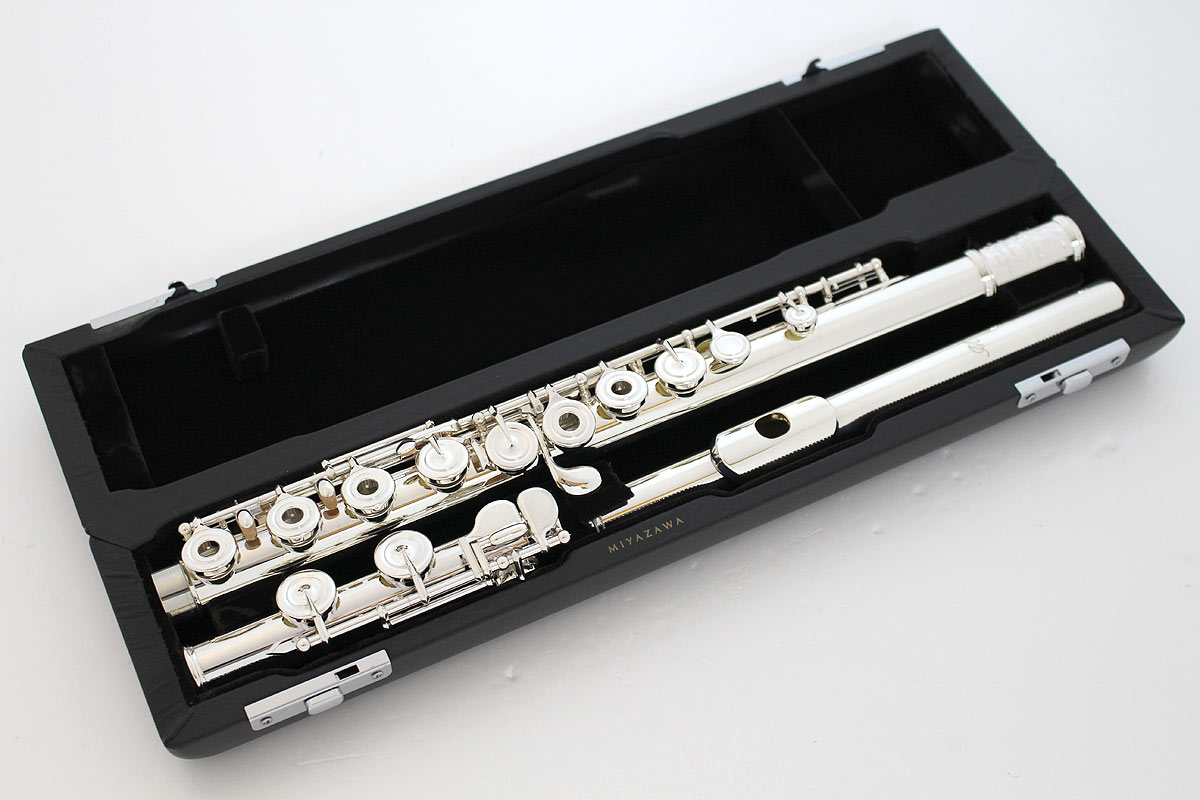 【在庫アリ】Miyazawa Flute / BR Atelier Plus-1RE ミヤザワフルート アトリエプラス 頭部管銀製  リングキーEメカ付《出荷前調整致します》