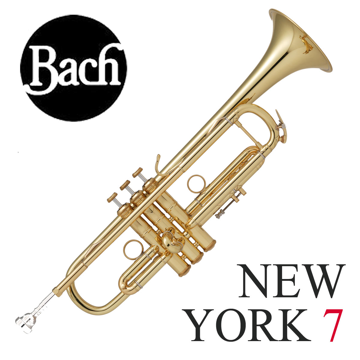 Bach / NEW YORK 7 GL バック ニューヨーク7 トランペット B♭ ラッカー仕上 【お取り寄せ】