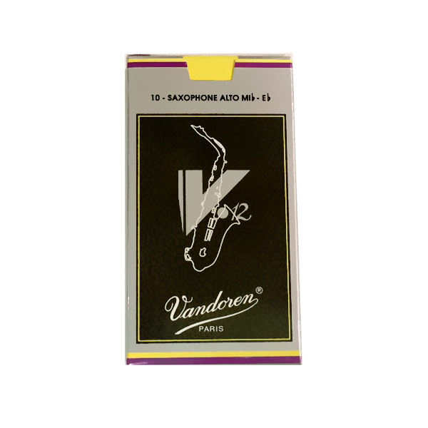 Vandoren V12 サックスリード 10枚入り 新品未使用品　2 1/2 Vandoren V12 【硬さ：2・1/2】【銀箱】 サックスリード