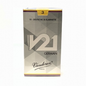 バンドレン　Cl.リード　３　ジャーマンモデル Vandoren バンドレン / V21 ジャーマン クラリネット用 3【10枚