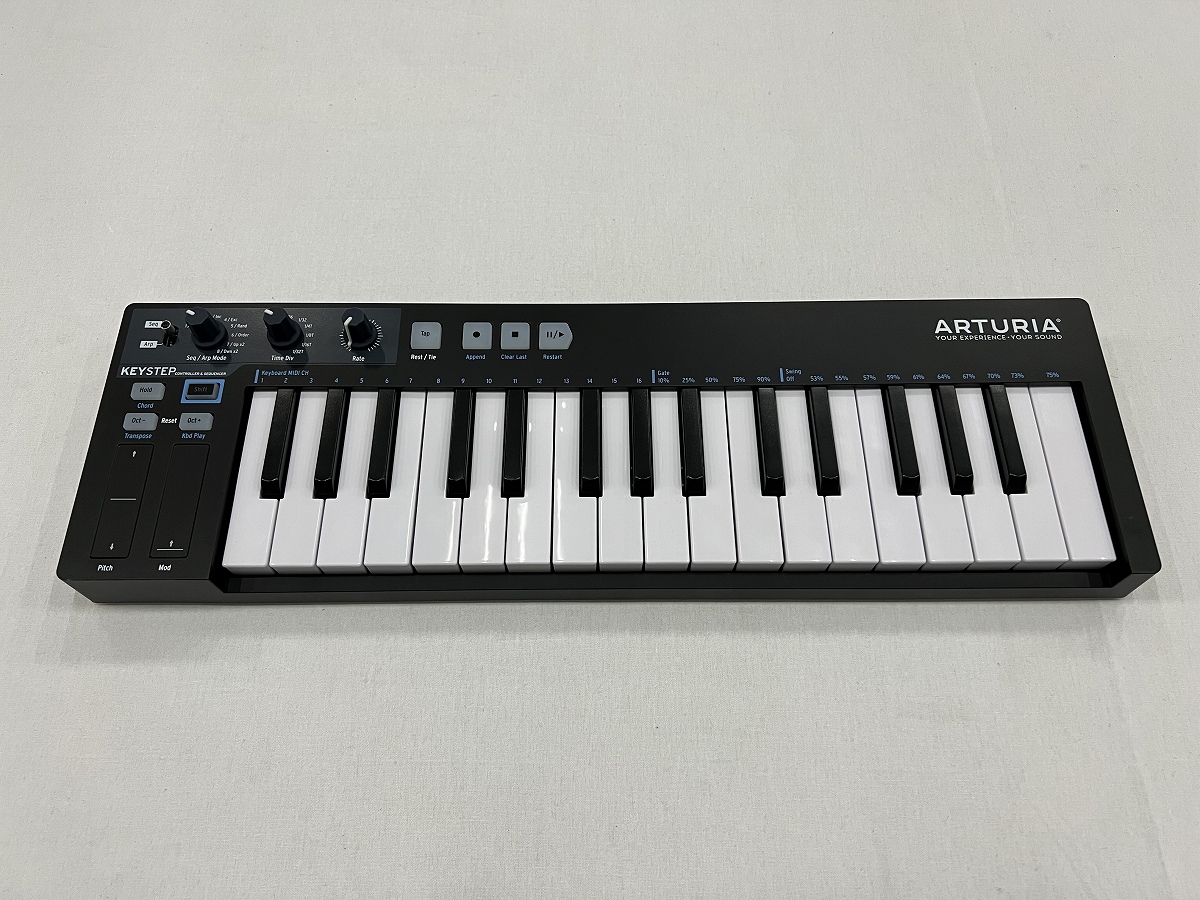 【セール】 ARTURIA KEYSTEP 32鍵 MIDIキーボード BLACK（KEYSTEP 37 BLACK DTM・DAW