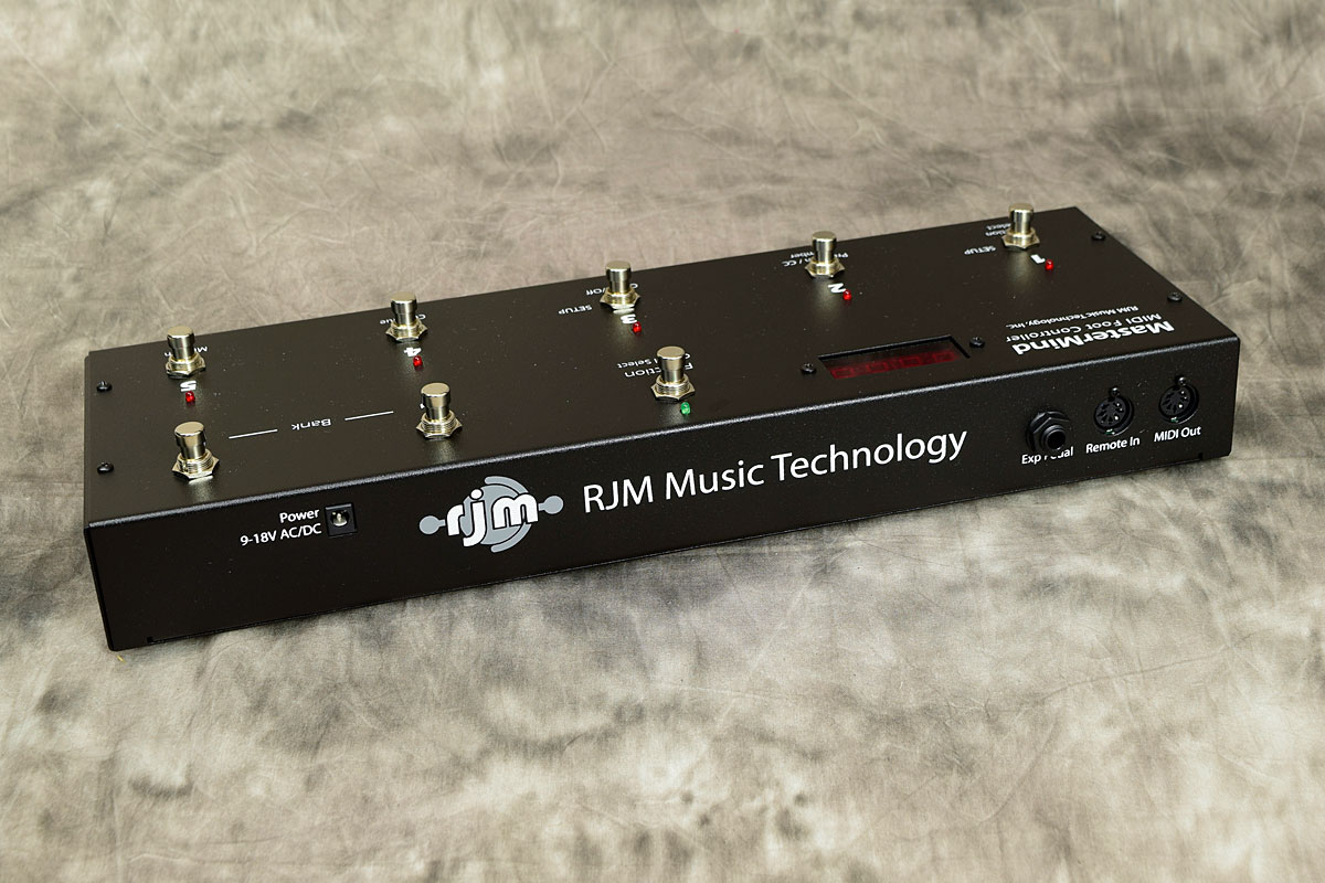 rjm MASTER MIND MIDIフットコントローラー RJM MasterMind MIDI Foot Controller - What To Know & Where