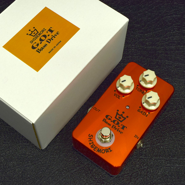SHIGEMORI G.O.T Bass Drive ベース用オーバードライブ Shigemori G.O.T Bass Drive - 上質な真空管ベースアンプを歪