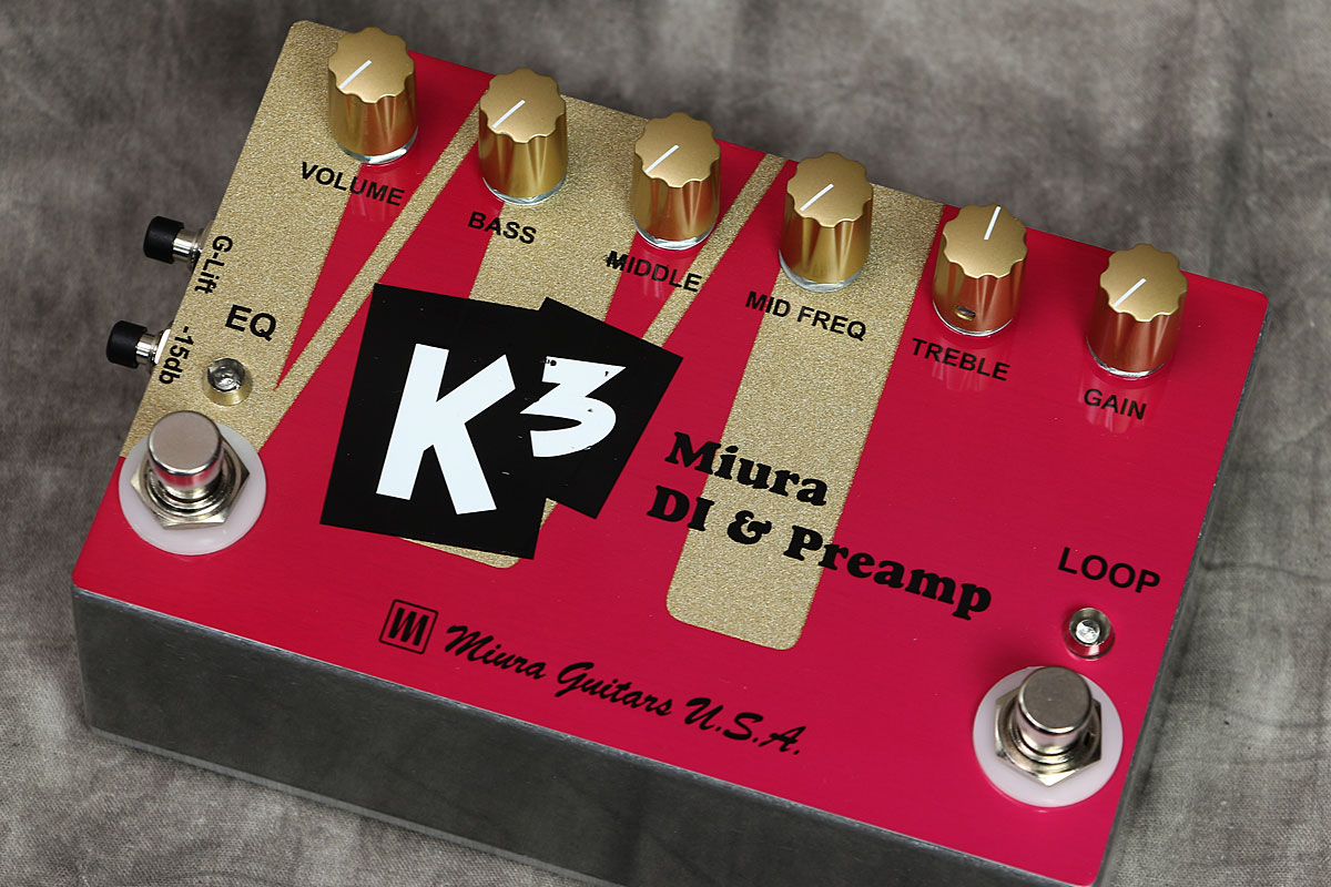 Miura K3 ベースDI & Preamp Miura K3 DI & Preamp – OUT OF STOCK/ON BACKORDER – Amp Shop