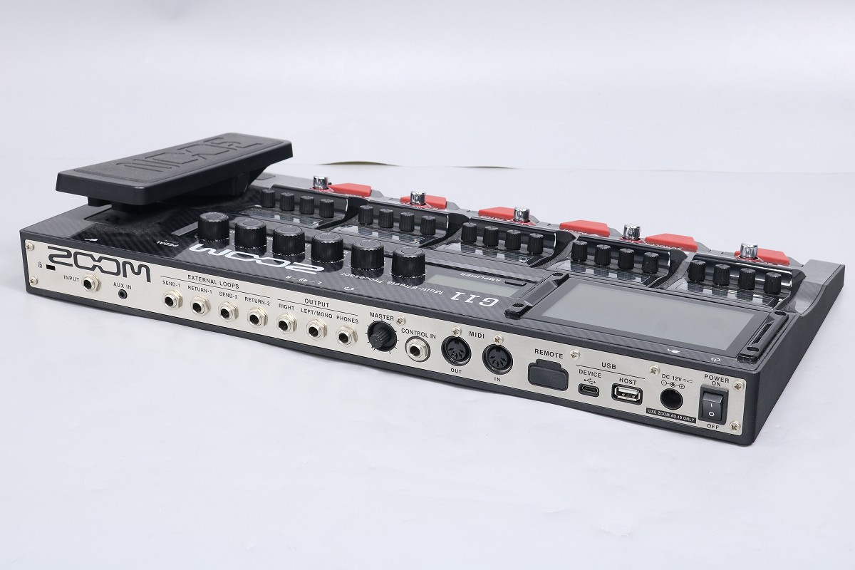【値下げしました】ZOOM G11 マルチエフェクター 操作性・サウンドともに歴代最強！？ 「ZOOM G11」を徹底