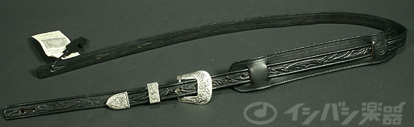 LONG HOLLOW LEATHER STRAPS 高級 レザー ストラップ LHL・レザーストラップ・STRAP PREMIER 71021 Black