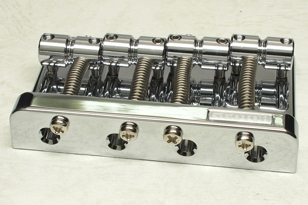 GOTOH うれしかっ ゴトー ベース ブリッジ 201B-4 B(ブラック) 4弦用