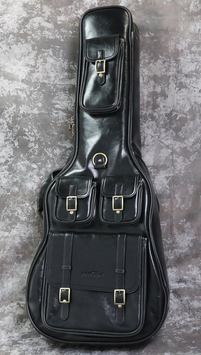 良品】GIG bag ギターケース レザー (フルアコ、ピックギター用