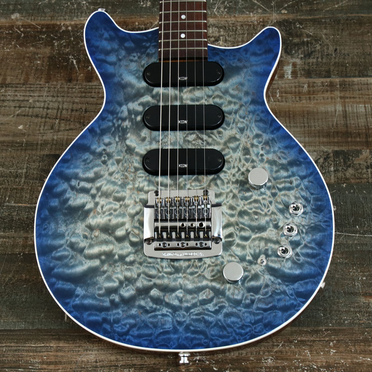 【中古】KZ Guitar Works / KZ One Semi-Hollow Kahler Blue Burst【値下げ】【新宿店】