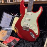šFender Custom Shop / LTD 1962 Stratocaster Heavy Relic Aged Candy Apple Red over 3Tone SunburstڸοFINEST_GUITARS