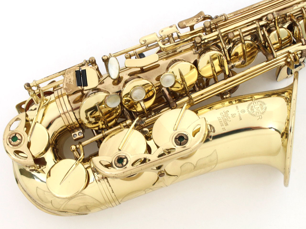 中古】SELMER / アルトサックス SA80II W/E シリーズ2 彫刻有 全 中古】SELMER / アルトサックス SA80II W/E シリーズ2 彫刻有 全