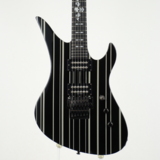 šSCHECTER  / Synyster Custom-S Gloss Black with Silver Pin Stripes