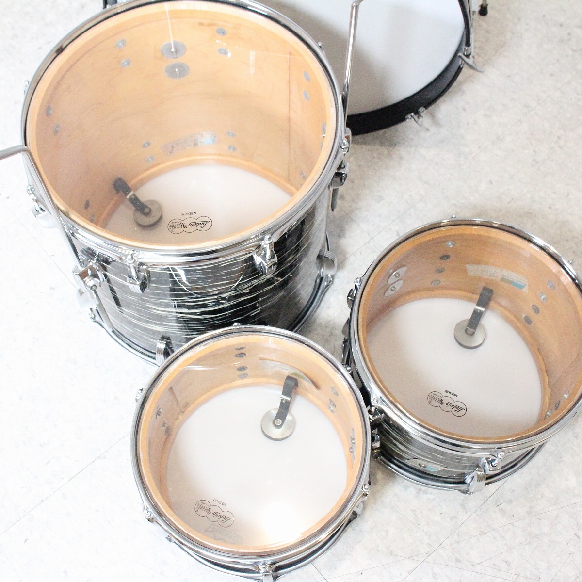 中古】LUDWIG / 1971 BIG BEAT Oyster Black 4pcs Kit 22/12/13