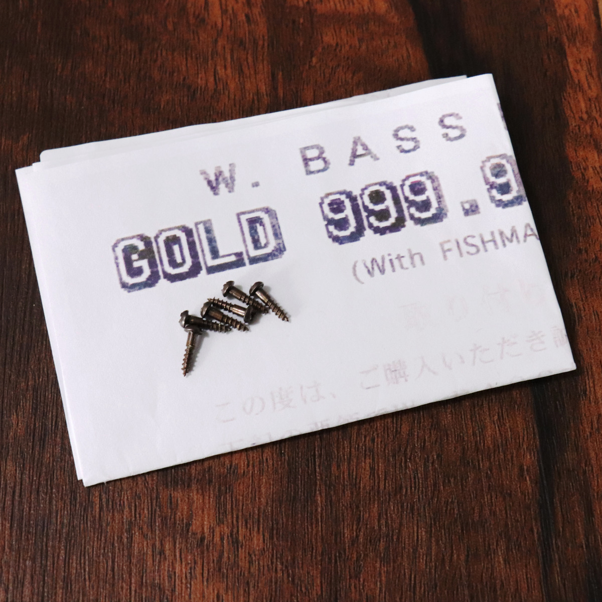 中古】Billion / GOLD 999.9 18K WOOD BASS Pickup 【梅田店