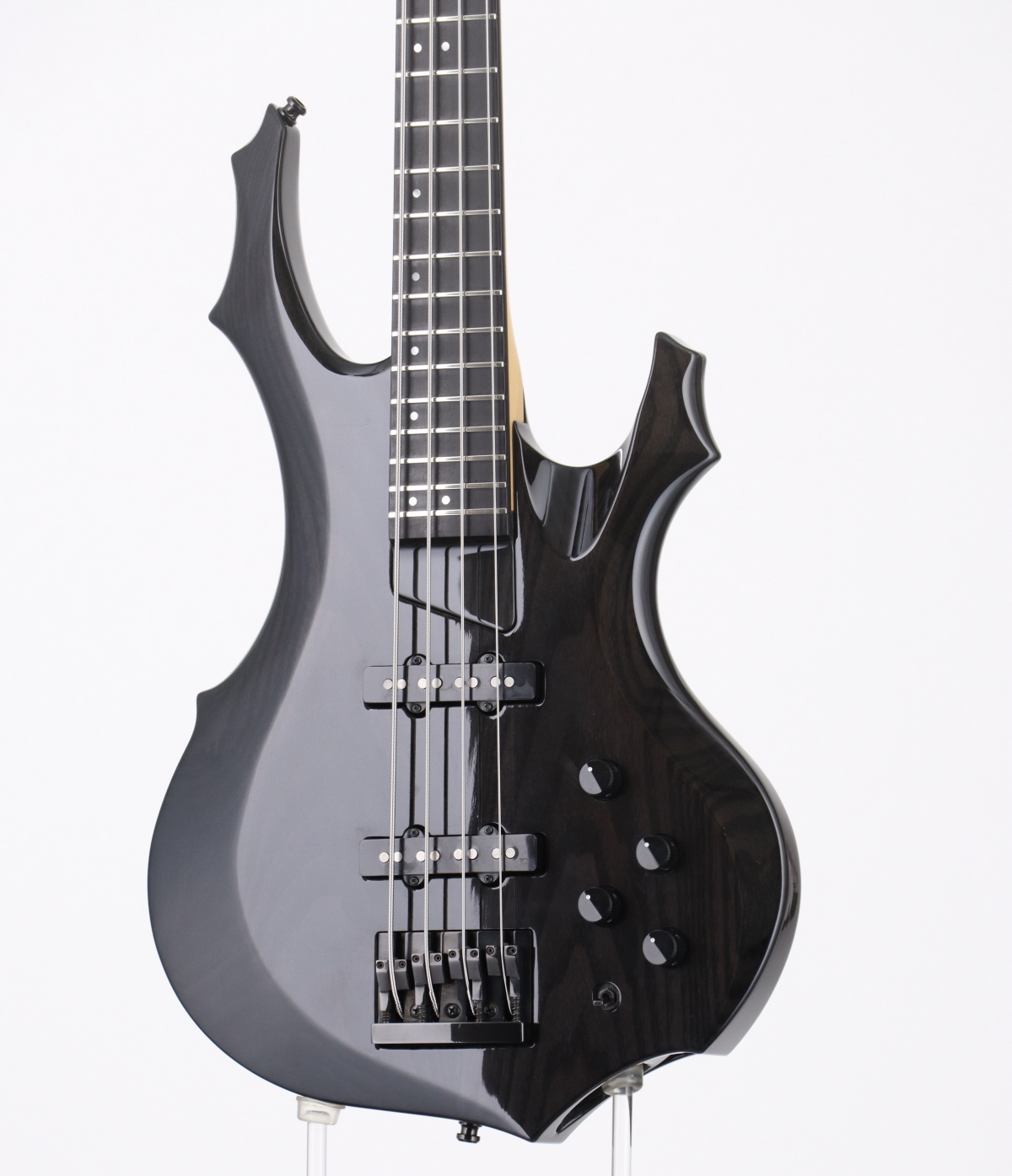 南様、専用‼️ESP フォレストエレキベース ブラック LED付き 中古】ESP / FOREST-STD Bass STB【新宿店】【値下げ