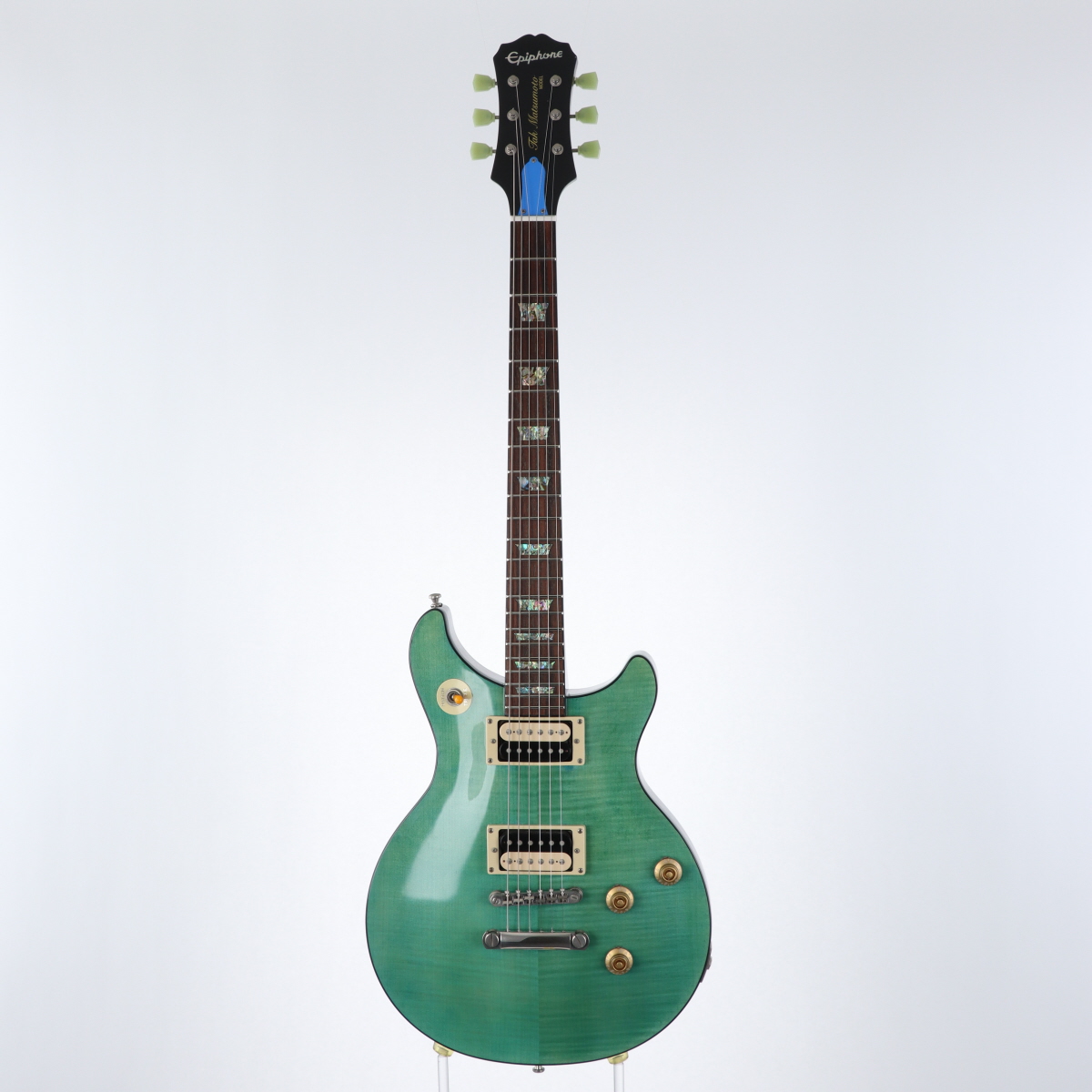 中古】Epiphone / Tak Matsumoto DC Standard Plus Top / Aqua