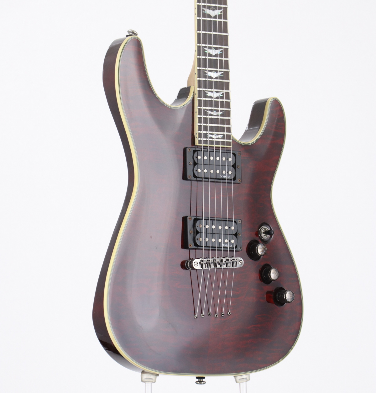 中古】SCHECTER / AD-OM6-EXT-BCH Black Cherry Omen Extreme-6
