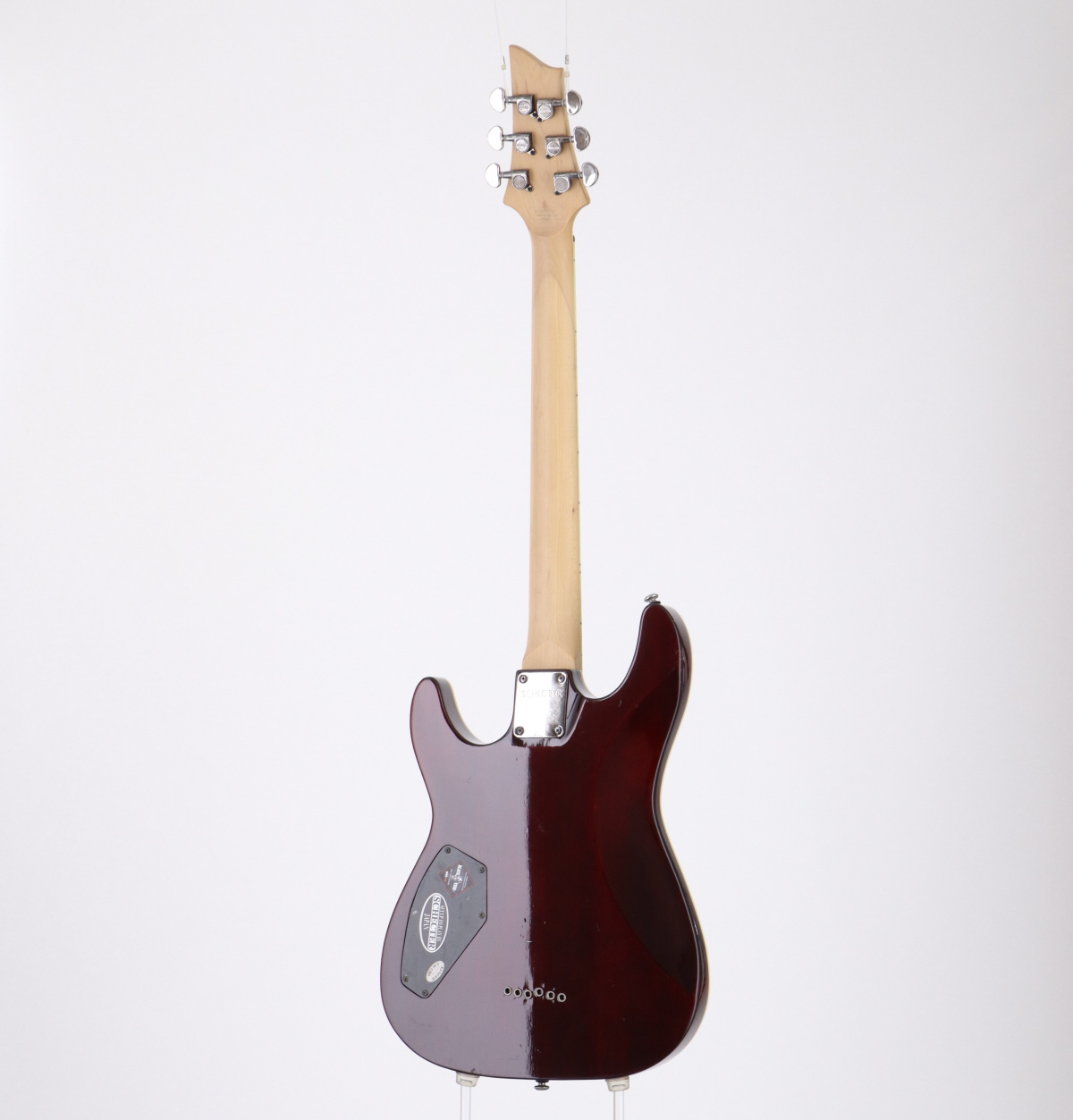 SCHECTER AD-OM6-EXT - STBK (See-Thru Black) | Red Guitars