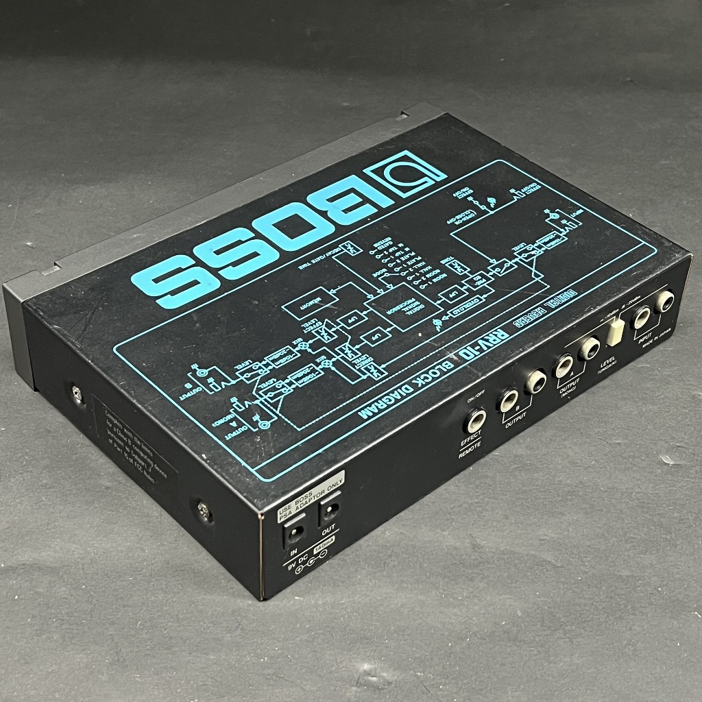 BOSS RRV-10 Digital Reverb Made In Japan 80's RRV 10 Block