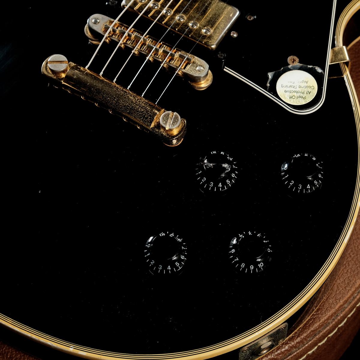 中古】GIBSON USA / Les Paul Custom Ebony（ネック折れ修正あり